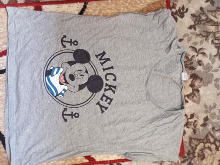 Šedé tričko minnie, disney,l