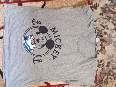 Šedé tričko minnie, disney,l