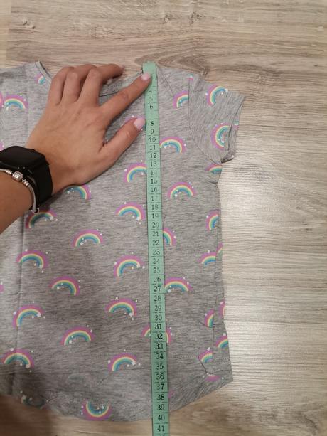 Dievčenské tričko  s duhou, primark,98