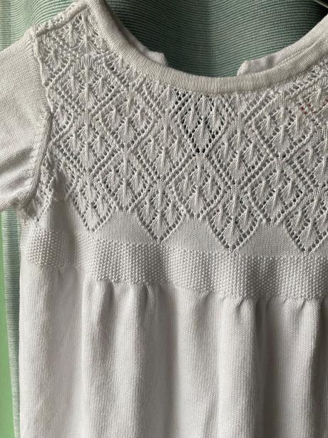 Pletené saty, jacky,74