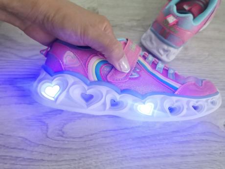 Tenisky blikajúce skechers 32, skechers,32