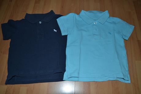 Tričká 2ks, h&m,80