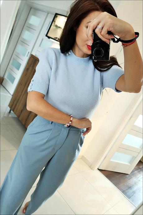 Baby blue mäkkučký svetrík, s