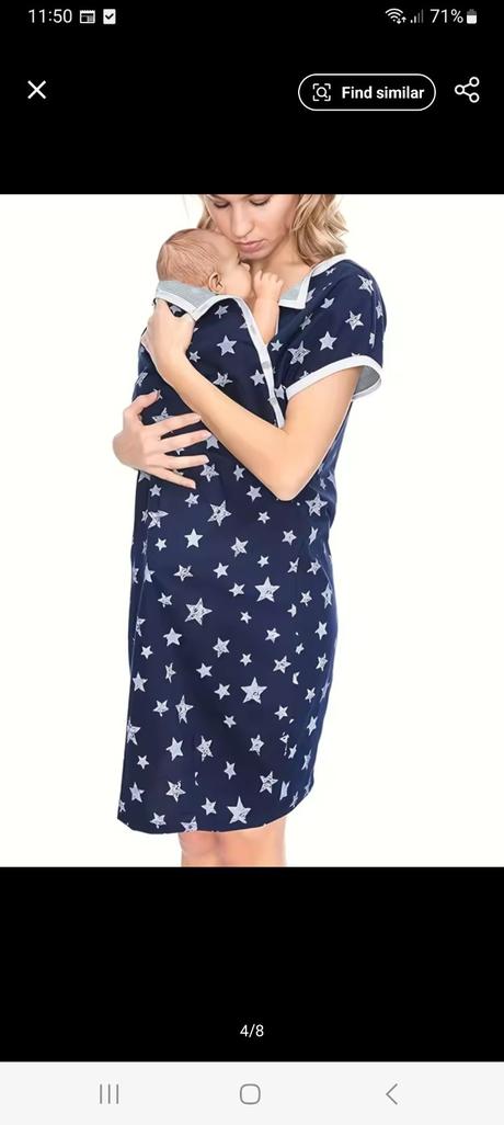 Košieľka do pôrodnice, s