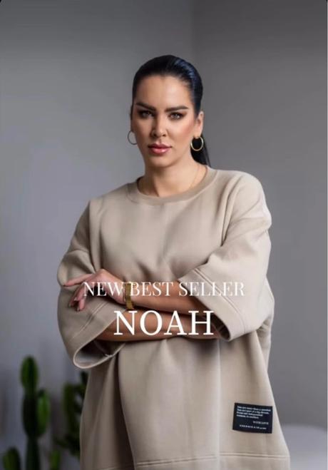 Oversize mikina - tričko s 3/4 rukávom veronika in, 