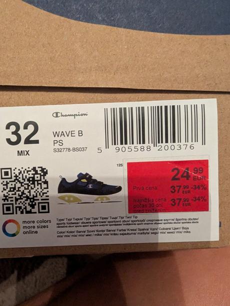 Tenisky 32, champion,32