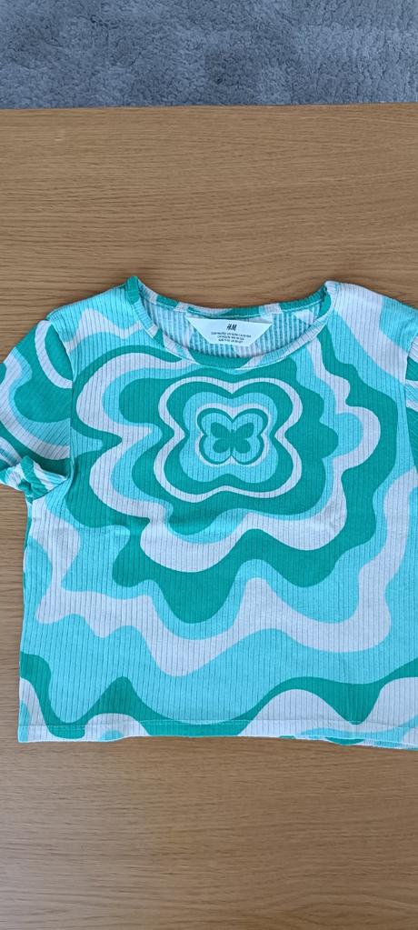 Tričko hippie, h&m,146