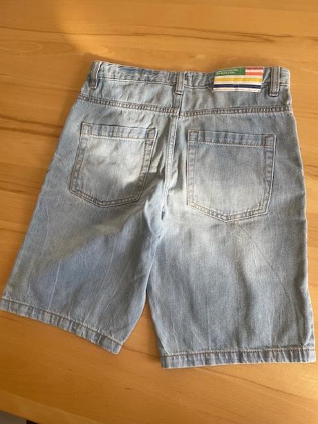 Značkové kratasove rifle (pepe jean, benetton), pepe jeans,140