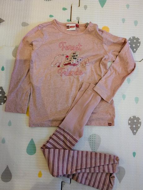 Tričko s dlhým rukávom a pančušky 104, lego,104