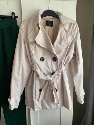 Dámsky béžový trenčkot, gate,xs