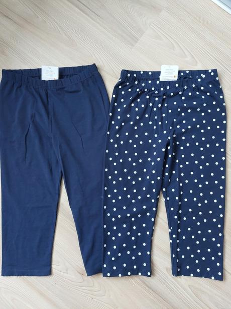 Legíny 3/4 tmavomodré, yigga,164