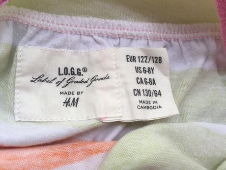 Šaty - veľ.122/128, h&m,122