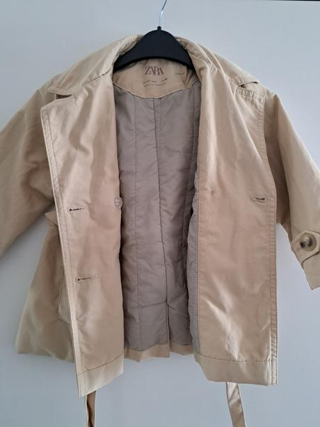 Trenčkot veľkosti 86, zara,86