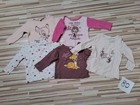 Tričko s dlhým rukávom, 80