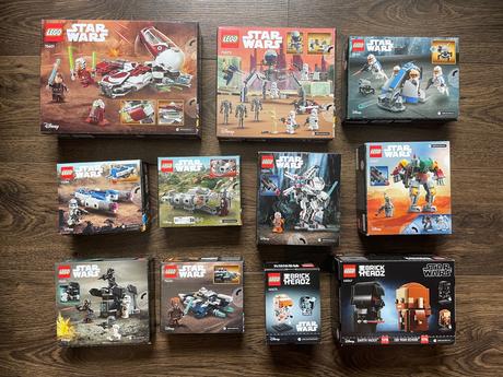 Lego star wars menšie sety, 