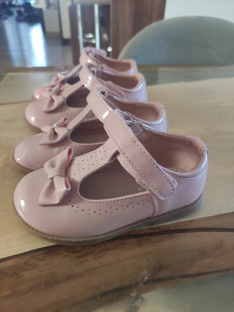 Lakované topánky s mašličkou, nelli blu,24