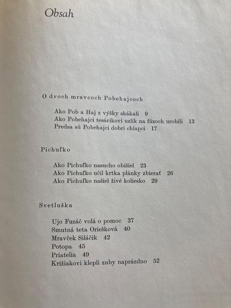O pichuľkovi, svetluške a mravcoch pobehajcoch,