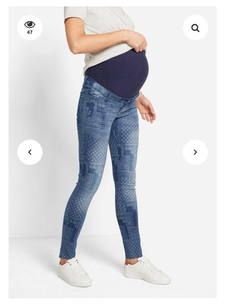 Tehotenské rifle veľ.36, bonprix,36