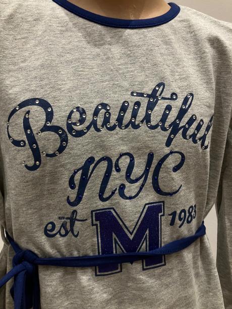 Dievčenské šaty sivo-modré original marines,8 r., original marines,128