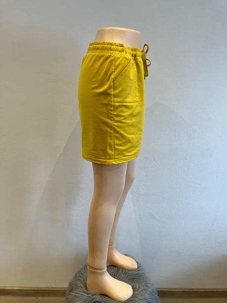 Dámska sukňa žltá fisherfield (l), l
