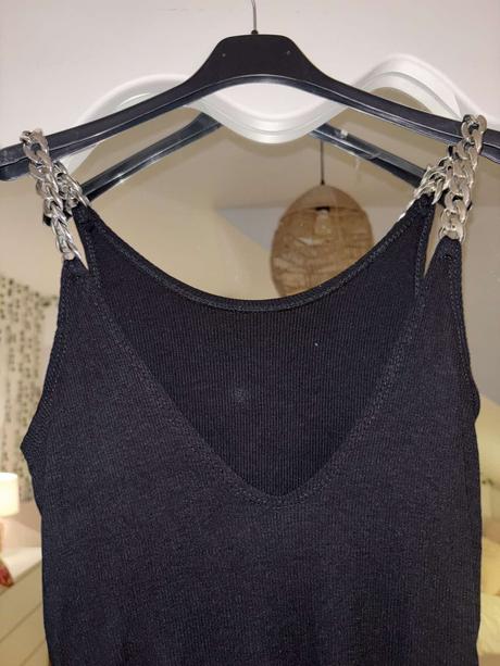 Rebrovane šaty s retiazkou s/m, m / s