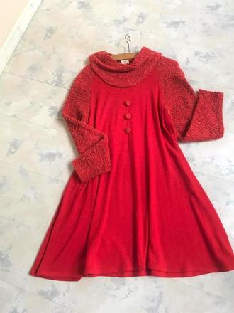 Úpletové minišaty do zvona, l