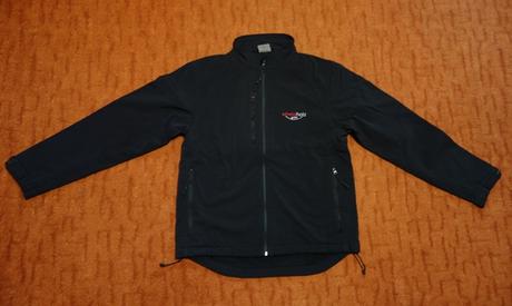 Softshellová čierna bunda, m