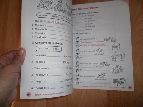 2x pracovný zošit + cvičebnica gramatiky, 