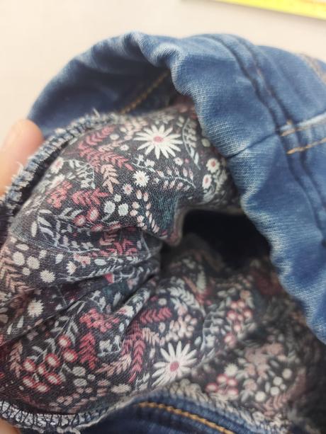 Zateplené elastické rifle - top, pepco,122