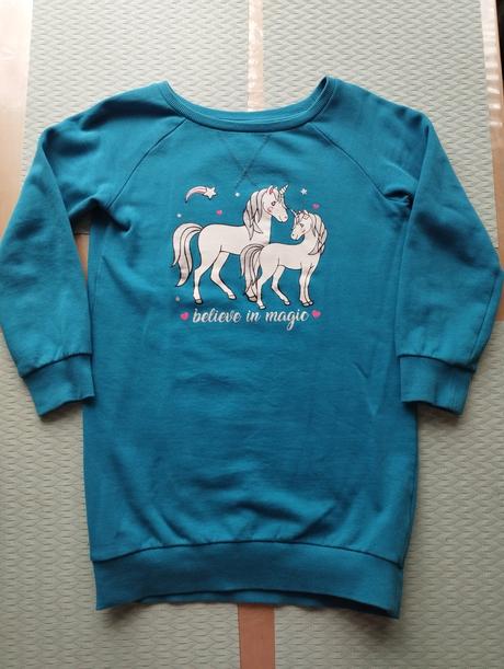 Dievčenská predĺžená mikina (šaty), bonprix,140