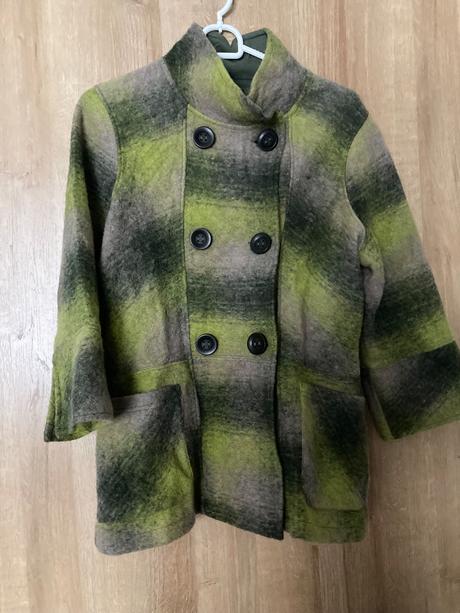 Vlnený prechodný kabát, next,s