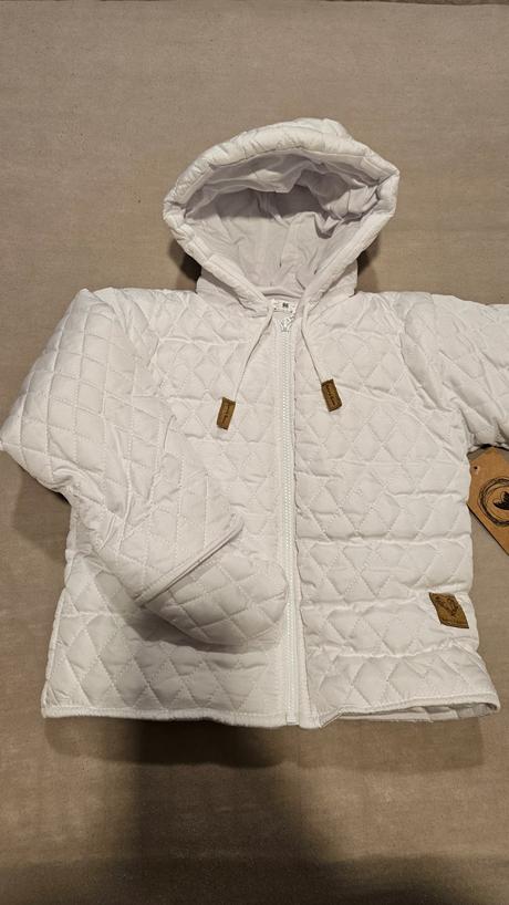 Prechodná bunda + rukavičky, 86