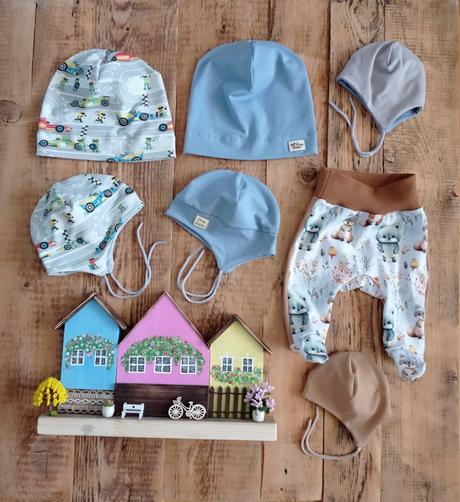 Obojstranná dvojvrstvova čiapka prechodná, zimná, 62 - 140