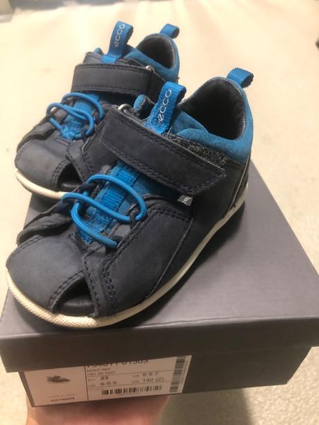 Kožené sandálky ecco, ecco,23