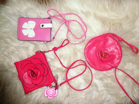 Moderná kožená kabelka v tvare kvetu,