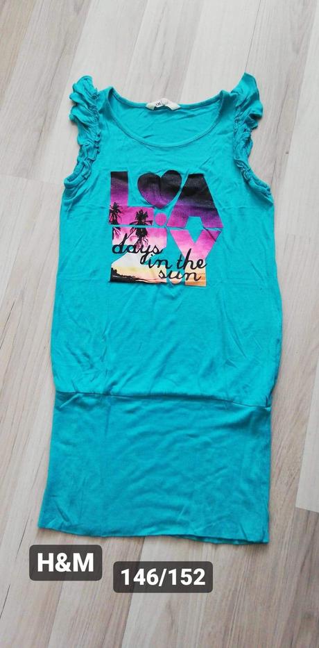 Letné tričko bez rukávov, h&m,146