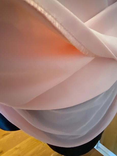 Kiss my dress - svetloruzove saty, m