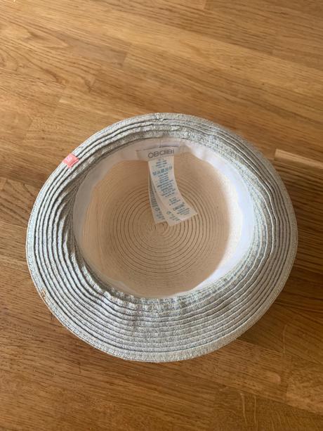 Slamenný klobúk 1-2 roky, obvod 43 cm, obaibi,86