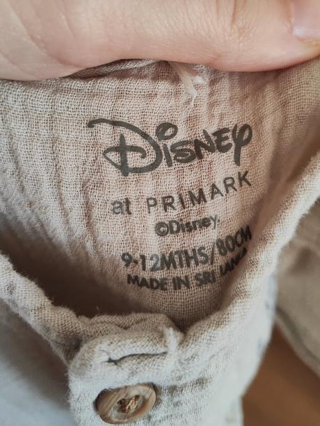 Mušelinový overal leví kráľ, primark,80