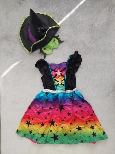 Čarodejnica / bosorka karnevalový komplet kostým v,