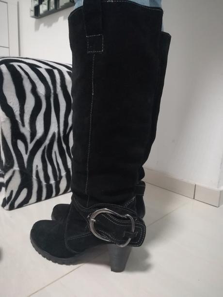 Čižmy brusená koža vl 38, 38