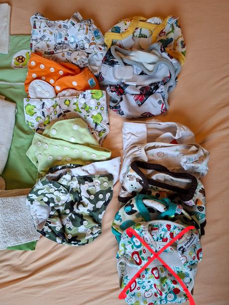 Balík pul plienok a vkladačiek, 7 kg - 18 kg