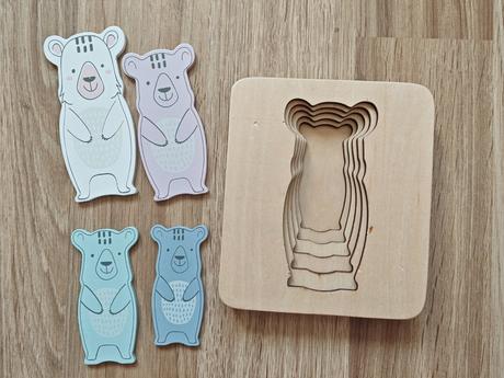 Drevená vkladačka,