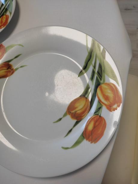 Tanierová súprava pre 4 aj s poharmi, 