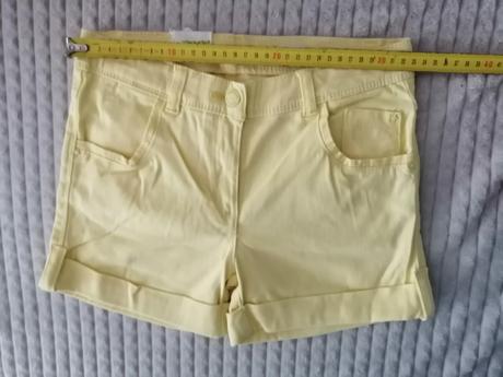 Nádherné šortky, top stav, vertbaudet,146