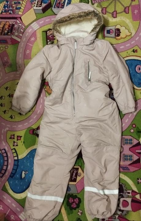 Zimný srdiečkový overal h&m 122, h&m,122