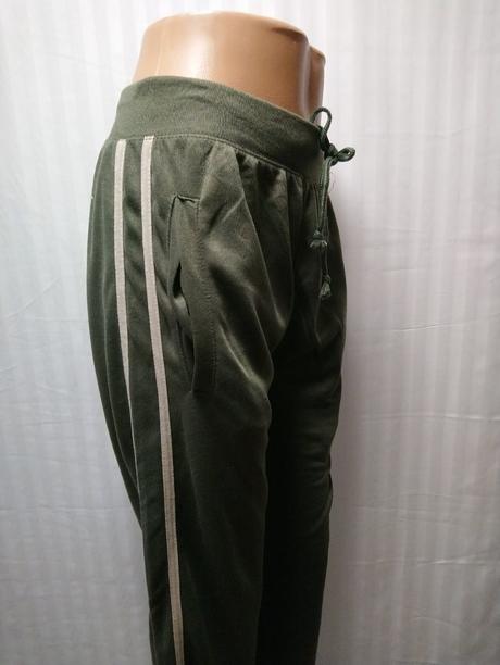 Dámske zelené tepláky, h&f hopefine, veľ. l, l