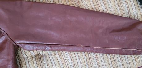 Kožená bunda s kapucňou, superdry,36