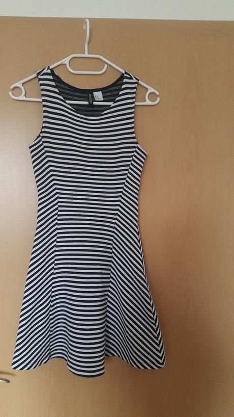 Šaty pasikave, h&m,32