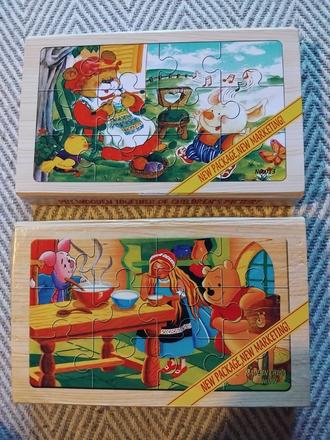 Stare drevene puzzle, 